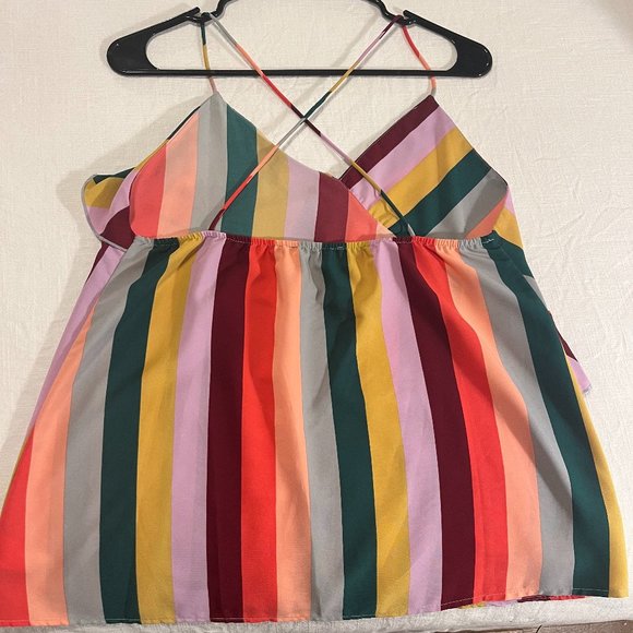 fab’rik Multicolor Striped Tank - Picture 2 of 3